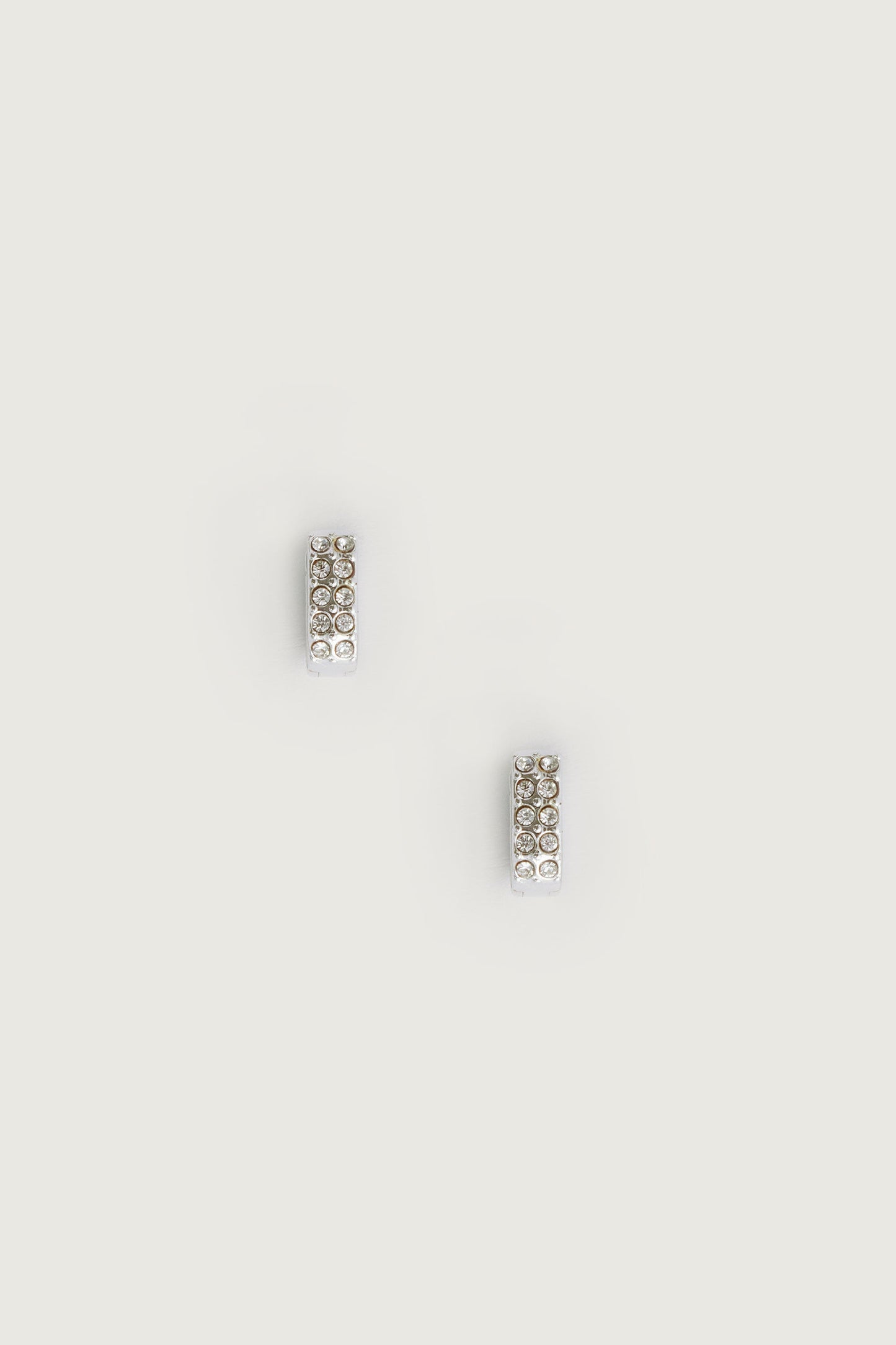 HUGGIE HOOPS WITH GEM