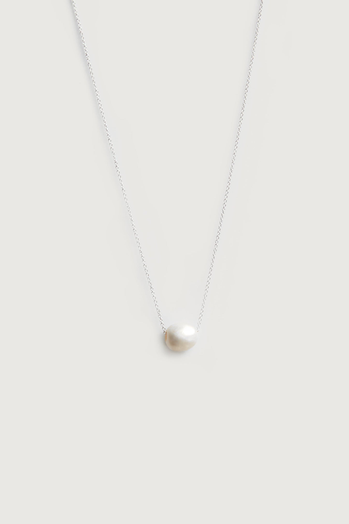 NATURAL PEARL CHAIN NECKLACE