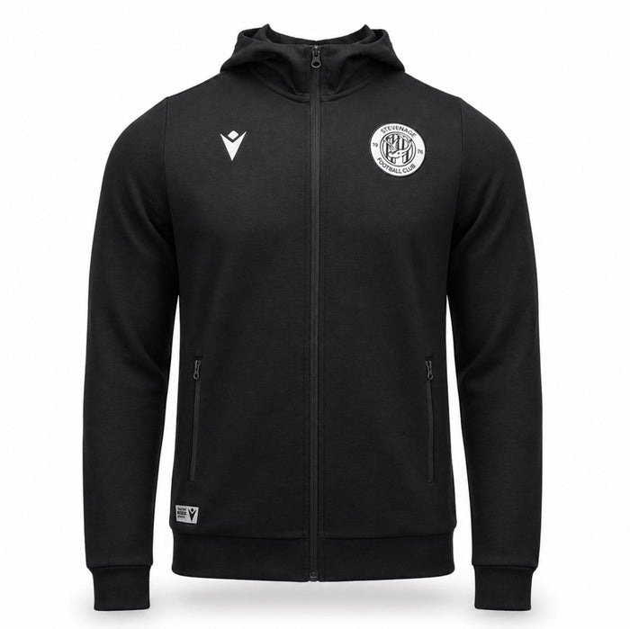 Black Zipped Hoodie