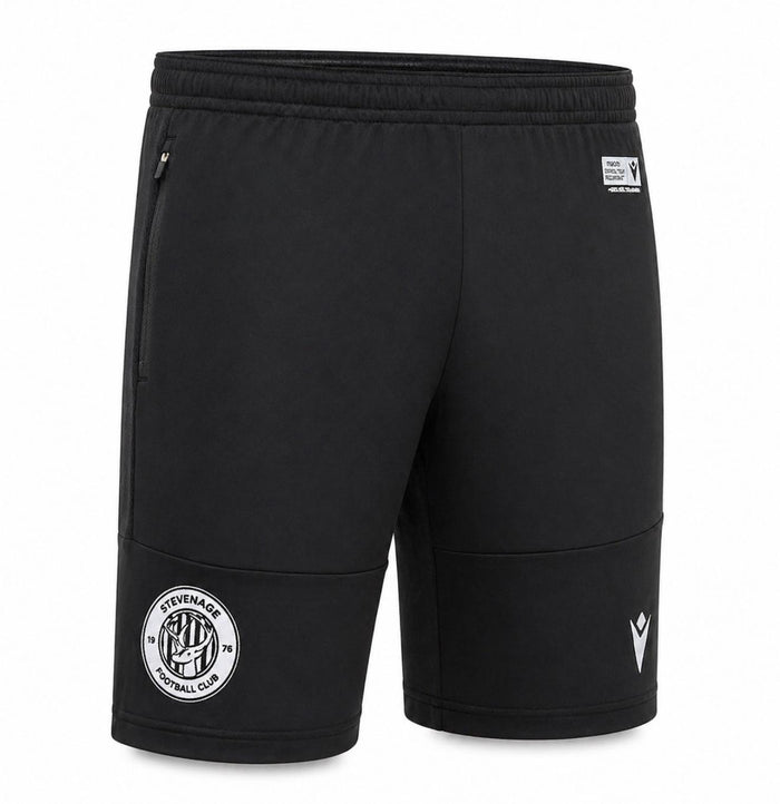 Black Zipped Pocket Shorts