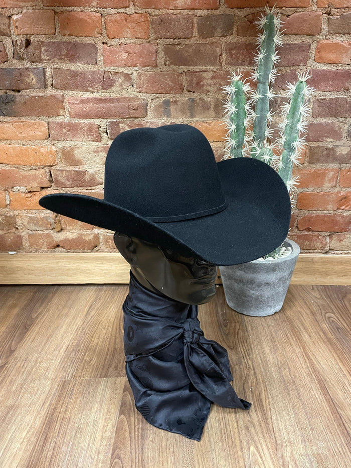 Bullhide Hat Unisex Kingman 4X Premium Wool Black Western Cowboy Hat 0550BL-Painted Cowgirl Western Store