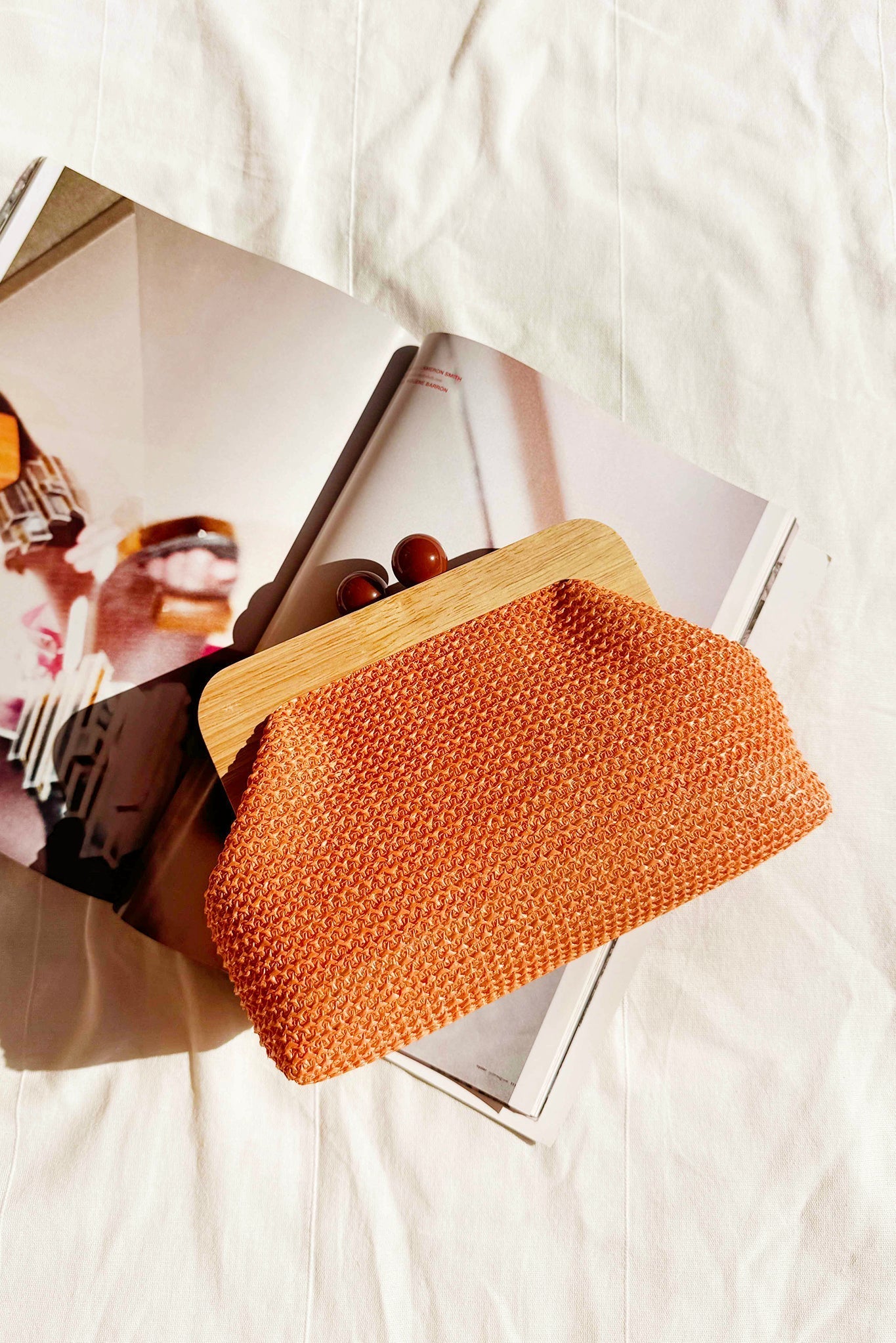 Dixie Clutch Bag - Orange