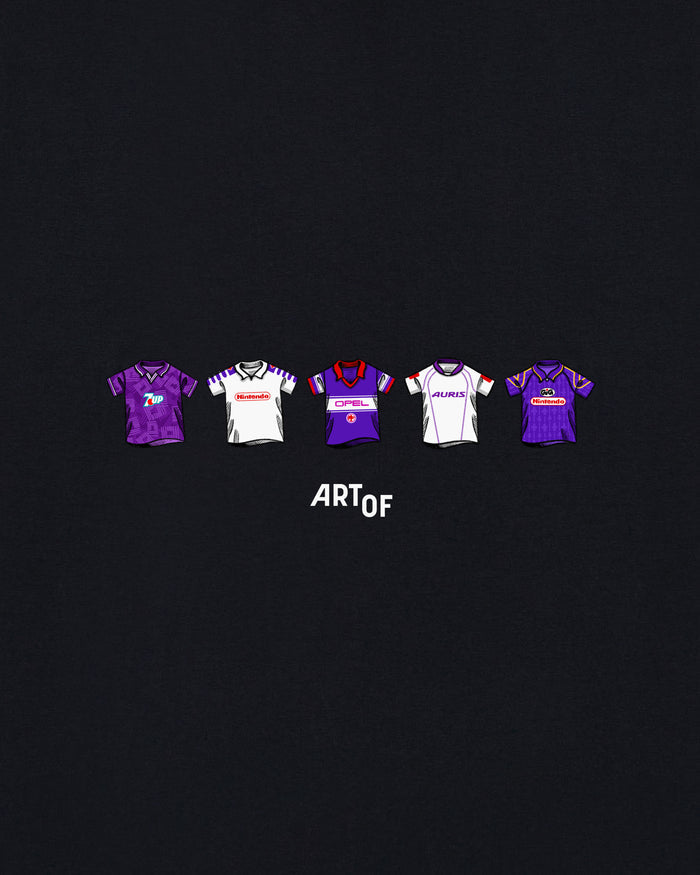 ART OF Fiorentina Classics Tee | Black Graphic Football T-shirt