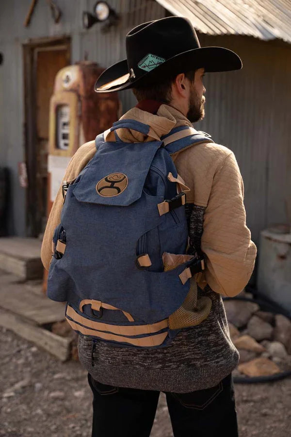 Hooey Blue Denim 'Mule' Backpack BP014DE