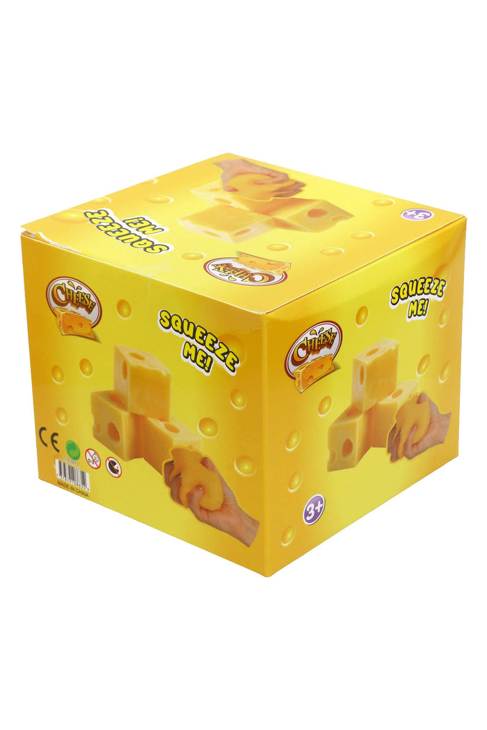 JUMBO Cheese Cube Squishy Toy