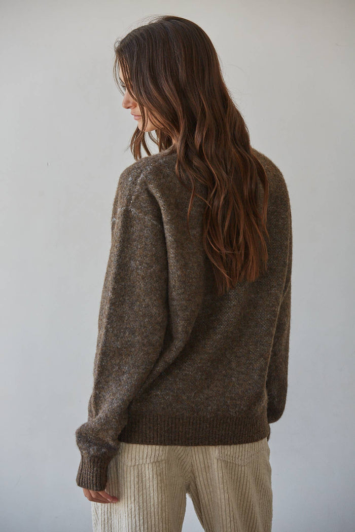 Knit Floral Sweater
