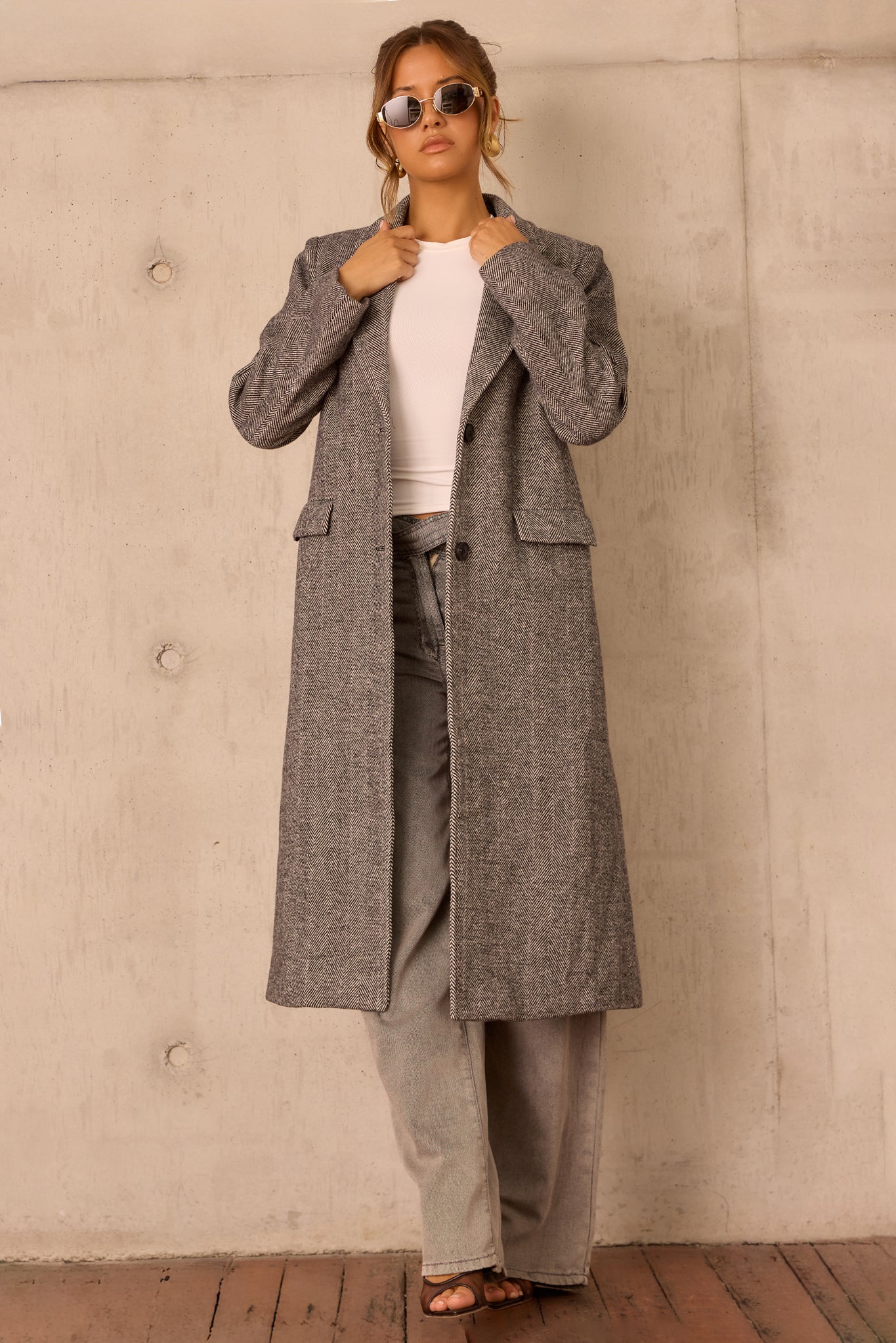 Lizzie Coat - Charcoal