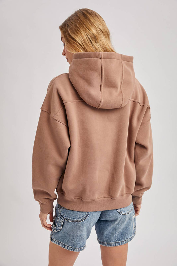 OVERSIZED FLEECE HOODIE