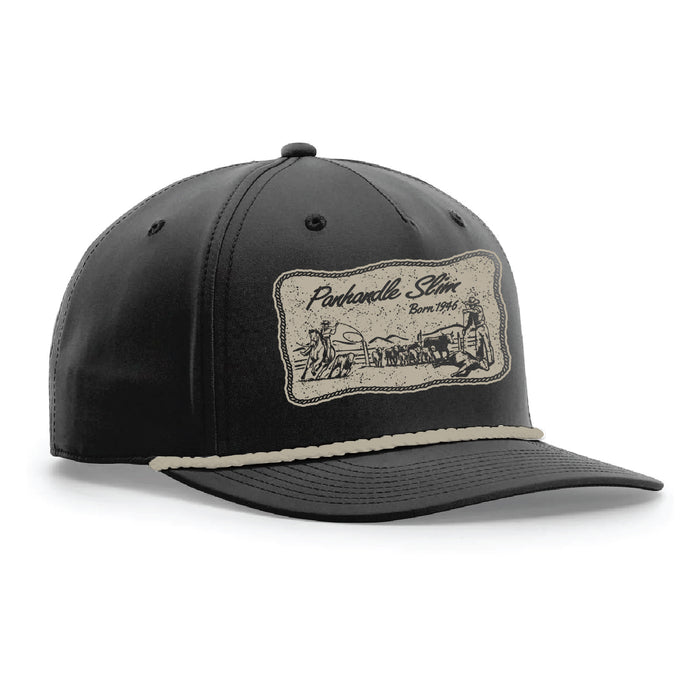 Panhandle Slim Black "Cowboy Life' Patch Snapback Ball Cap SU40X09327