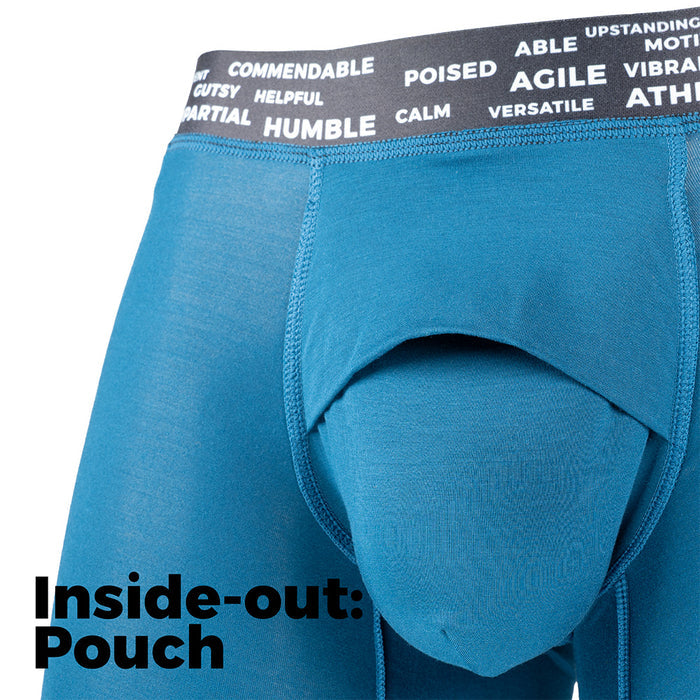 Pinatubo Boxer Brief inside-out showing pouch