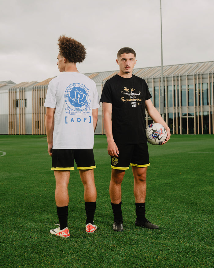 ART OF x QPR Streets Won't Forget Tee | Black Graphic Football T-shirt