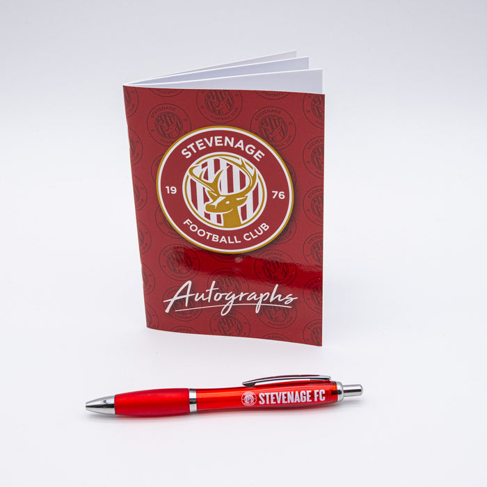 Red Logo Autograph Book