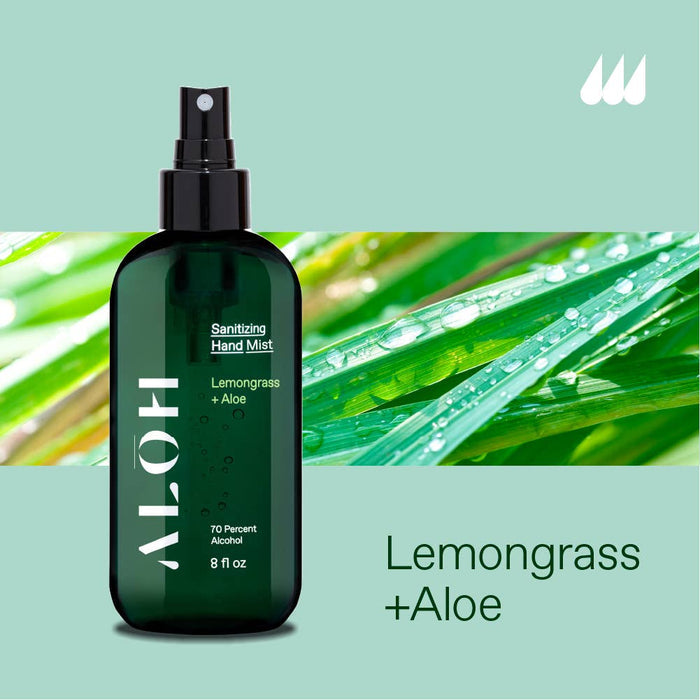 Sanitizing Hand Mist Lemongrass + Aloe