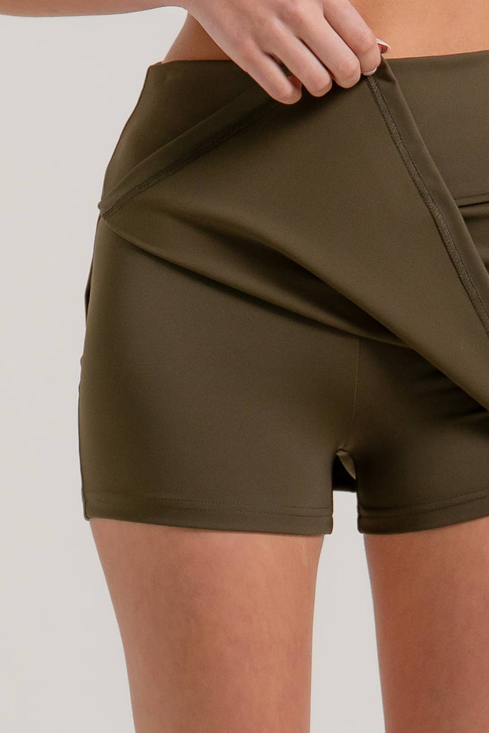 Side Slit Style Activewear Skort