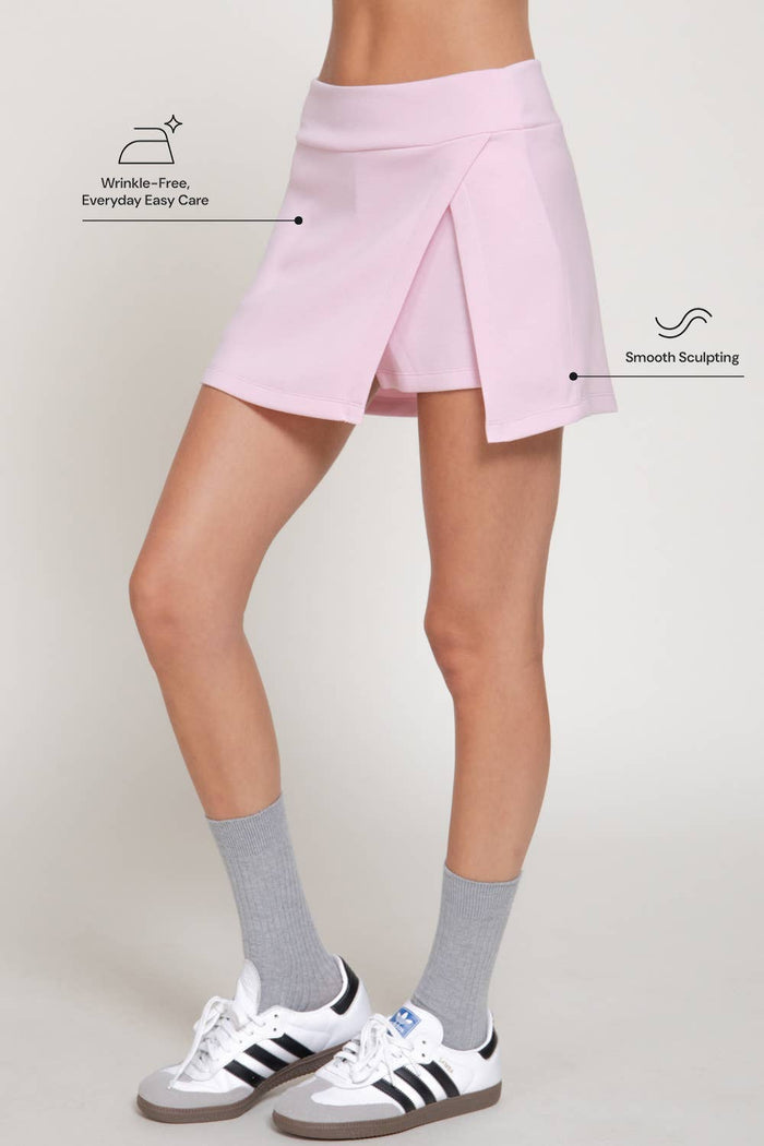 Skort with Front Slit