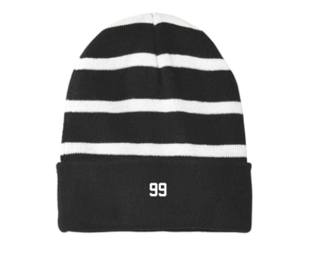 STC31 -Sport-Tek® Striped Beanie with Solid Band- GTSC