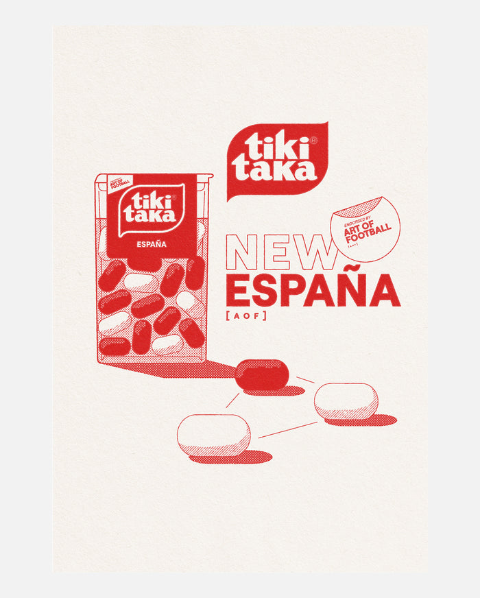 ART OF Tiki Taka Framed Football Print | Barcelona Wall Art