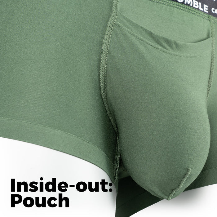 Vesuvius Trunk inside-out showing pouch