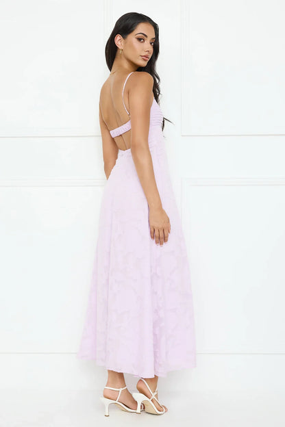 Pine Blossom Maxi Dress Lilac