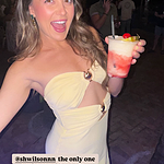 Seashell Island Strapless Mesh Mini Dress Yellow