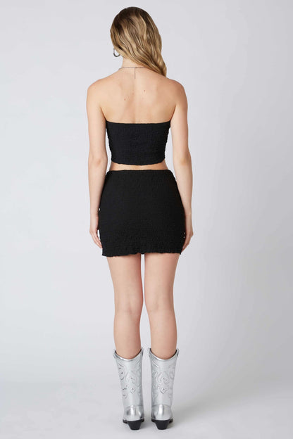 Lydia Black Mini Skirt