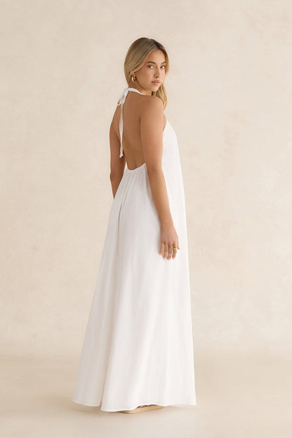 Valencia Maxi Dress White