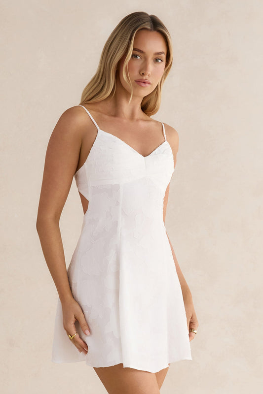 Truth Untold Mini Dress White