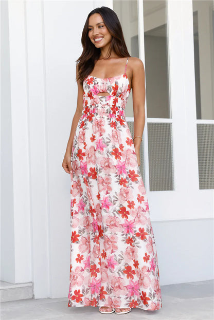 Petals Of Summer Maxi Dress Floral