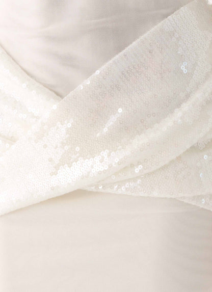 Over To You Sequin Maxi Dress - White