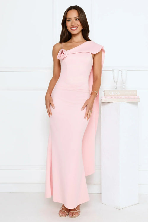 Luxe Frenzy Maxi Dress Pink