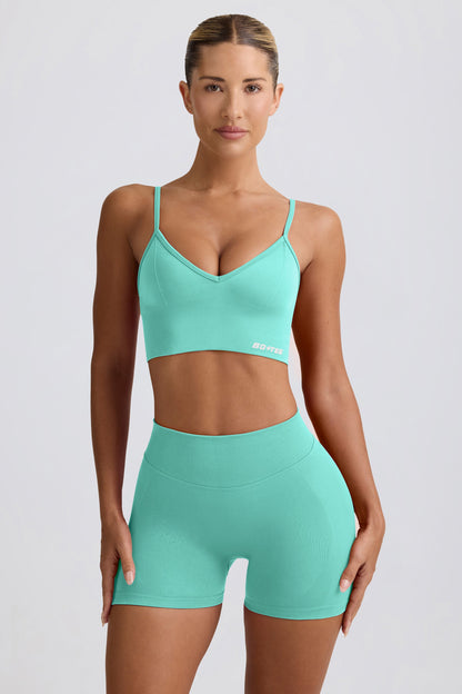 Define Luxe Mini Shorts in Mint