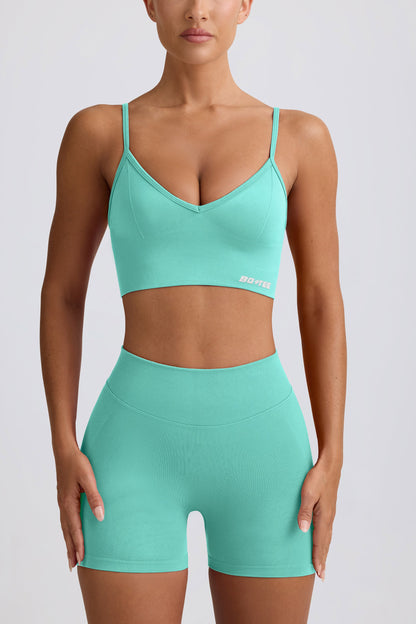 Define Luxe Mini Shorts in Mint