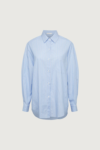 PINSTRIPE BUTTON UP SHIRT