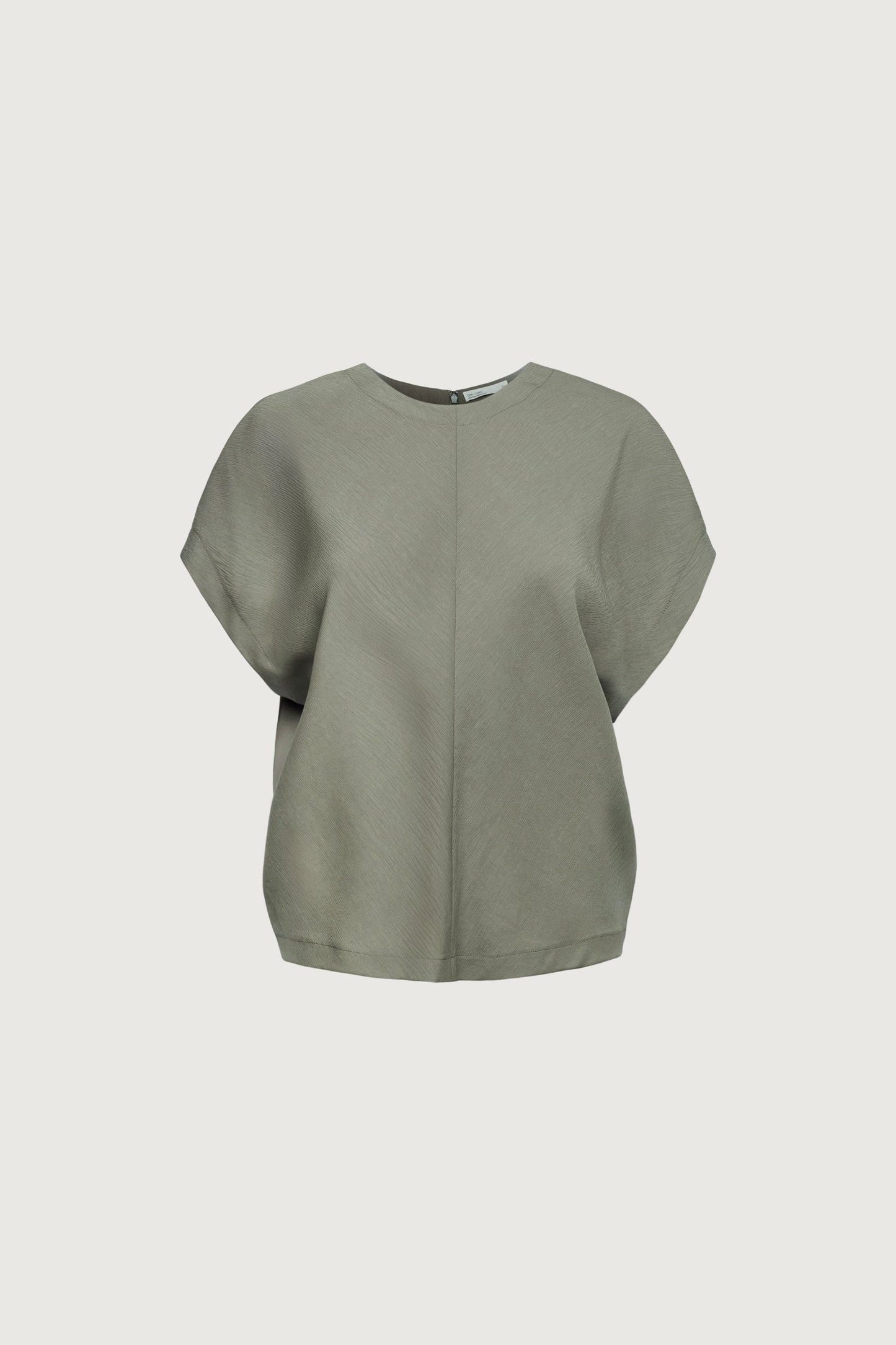 CRINKLED RAYON TOP