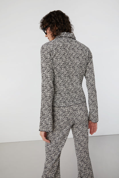 FLORAL PLEATED SHIRT