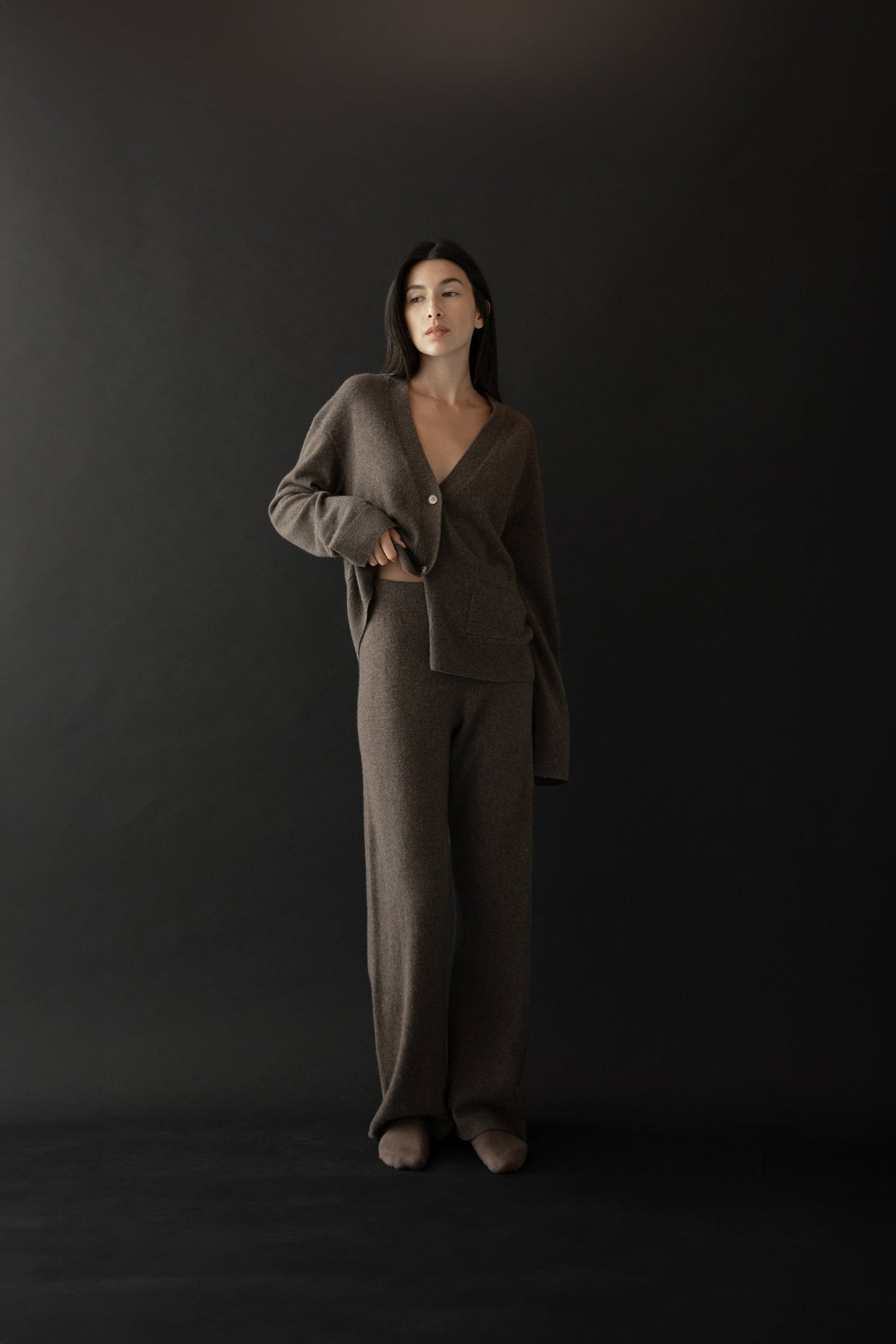 100% CASHMERE CARDIGAN