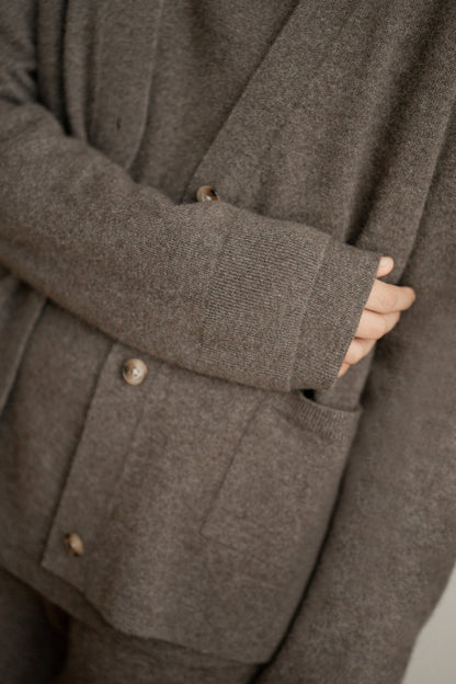100% CASHMERE CARDIGAN