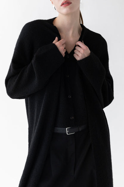 OPEN FRONT CARDIGAN