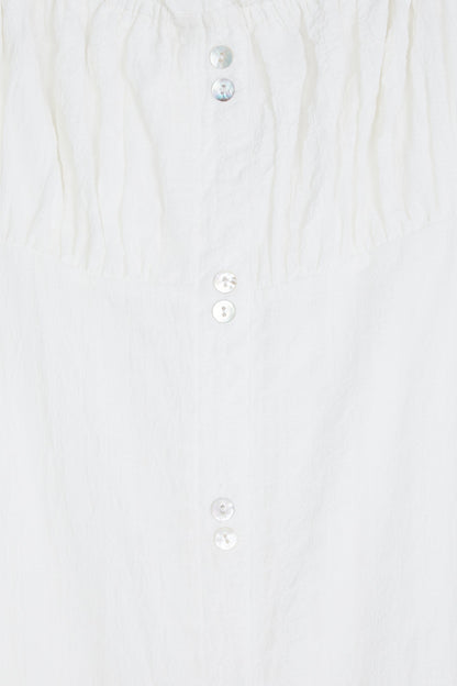 BUTTON FRONT MIDI DRESS