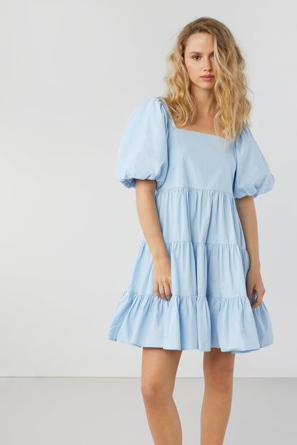 PUFF SLEEVE DRESS