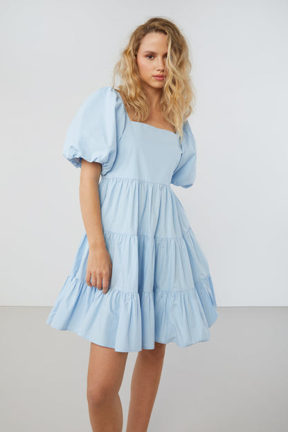 PUFF SLEEVE DRESS