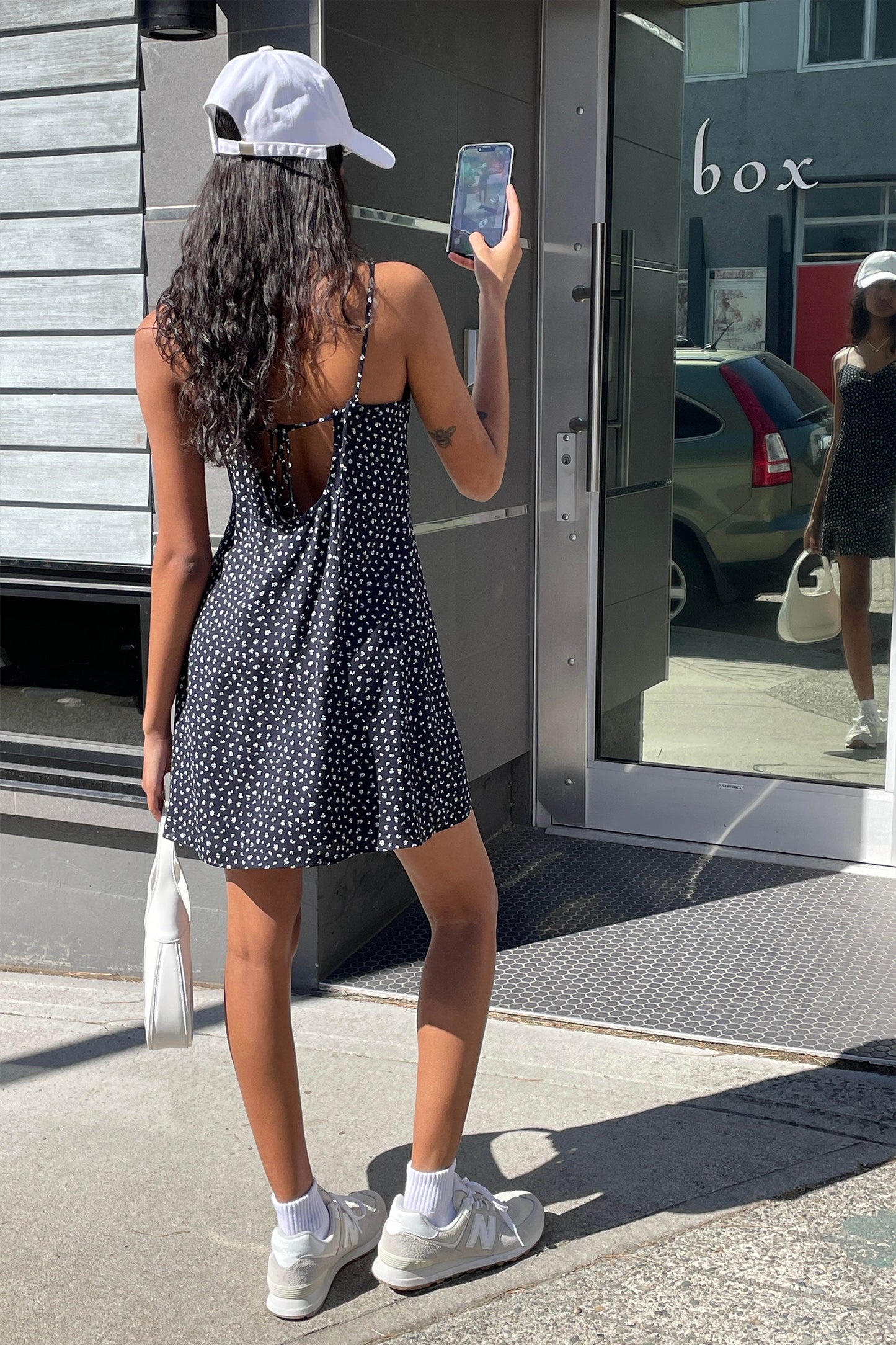 PRINTED MINI DRESS