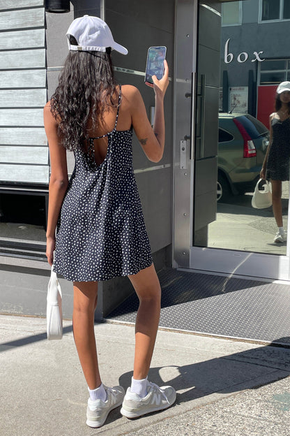 PRINTED MINI DRESS