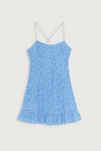 MINI RUFFLE DRESS