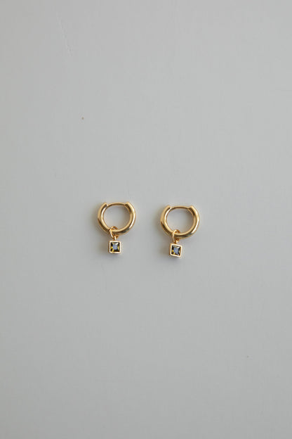 HOOP WITH GEM DROP