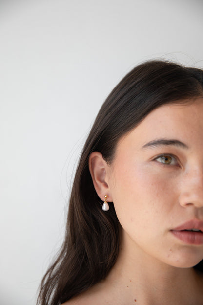 PEARL DROP STUDS
