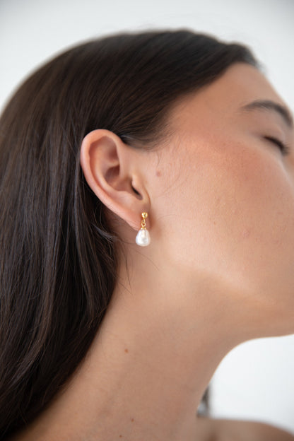 PEARL DROP STUDS