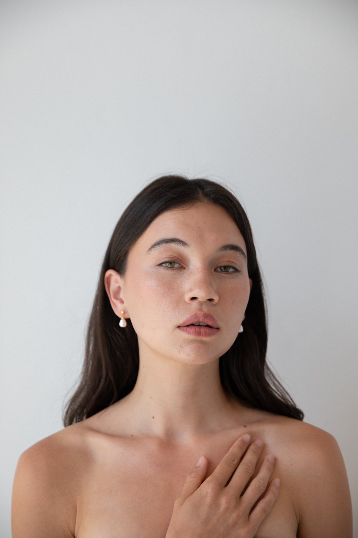 PEARL DROP STUDS