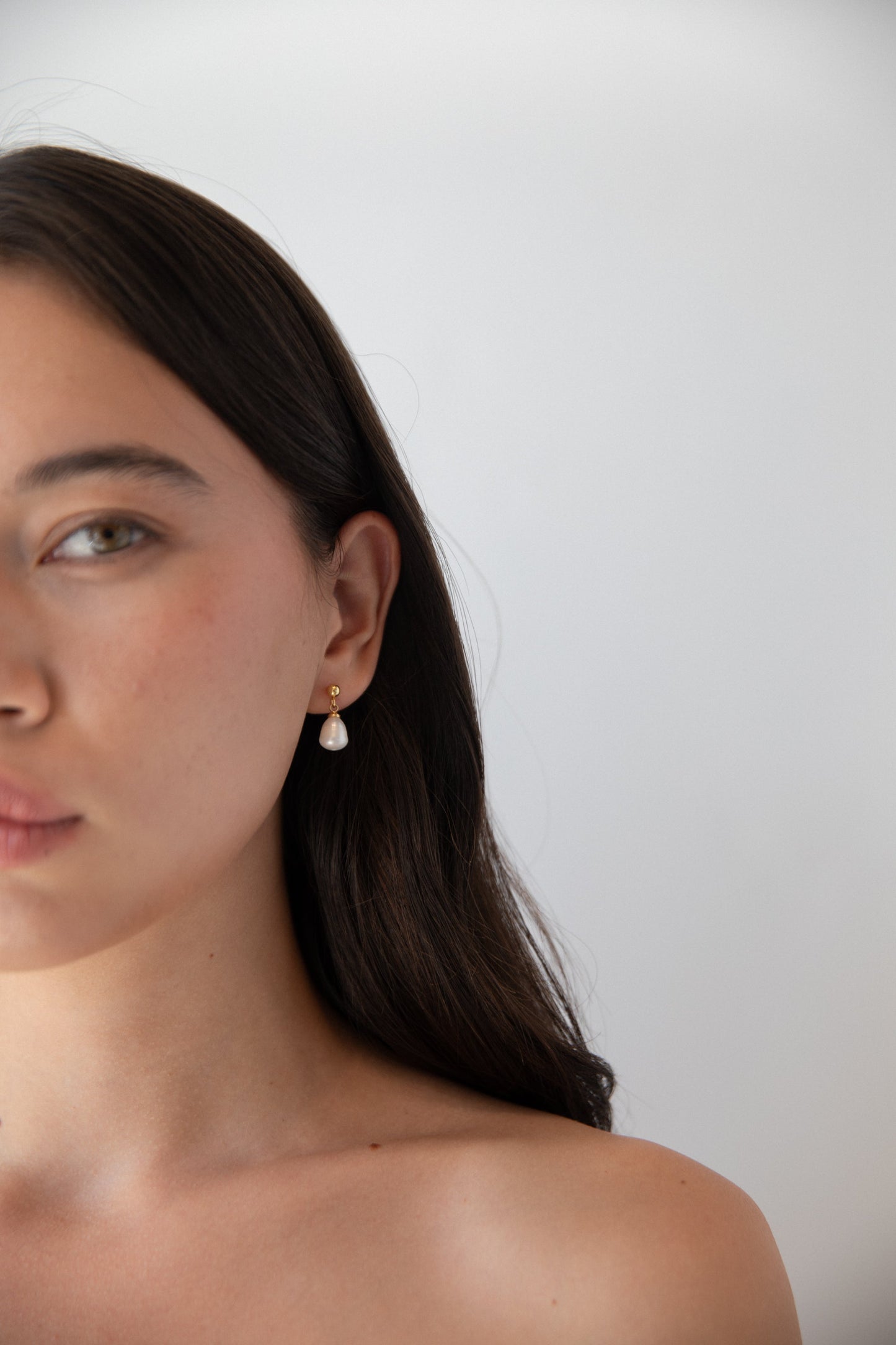 PEARL DROP STUDS