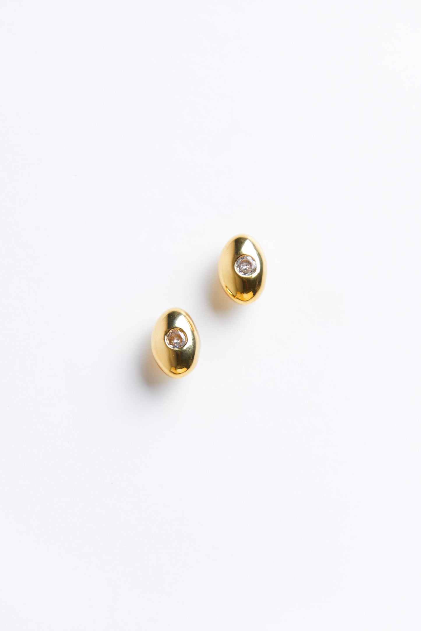 BUBBLE OVAL EARRING